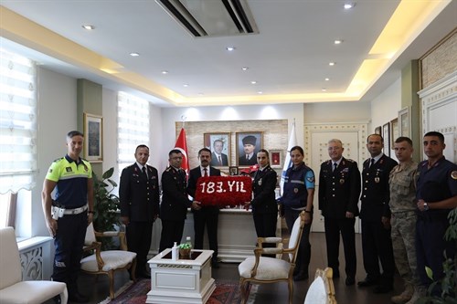 Türk Jandarma Teşkilatı'nın 183. Kuruluş Yıl Dönümü Kutlandı.